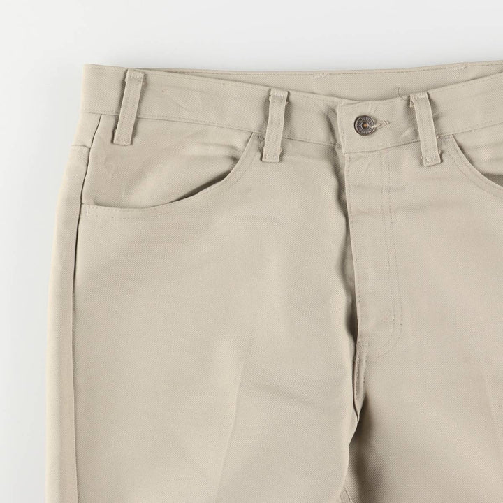 70s~80'S Levi's 10517-6122 STA-PREST slacks pants for men, size w34, vintage unclear Beige type Vintage Second Hand