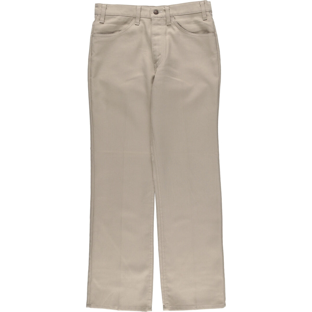 80'S Levi's 10517-6122 STA-PREST slacks pants for men, size W32, vintage unclear Beige type Vintage Second Hand