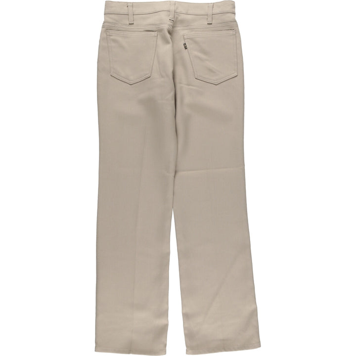 80'S Levi's 10517-6122 STA-PREST slacks pants for men, size W32, vintage unclear Beige type Vintage Second Hand