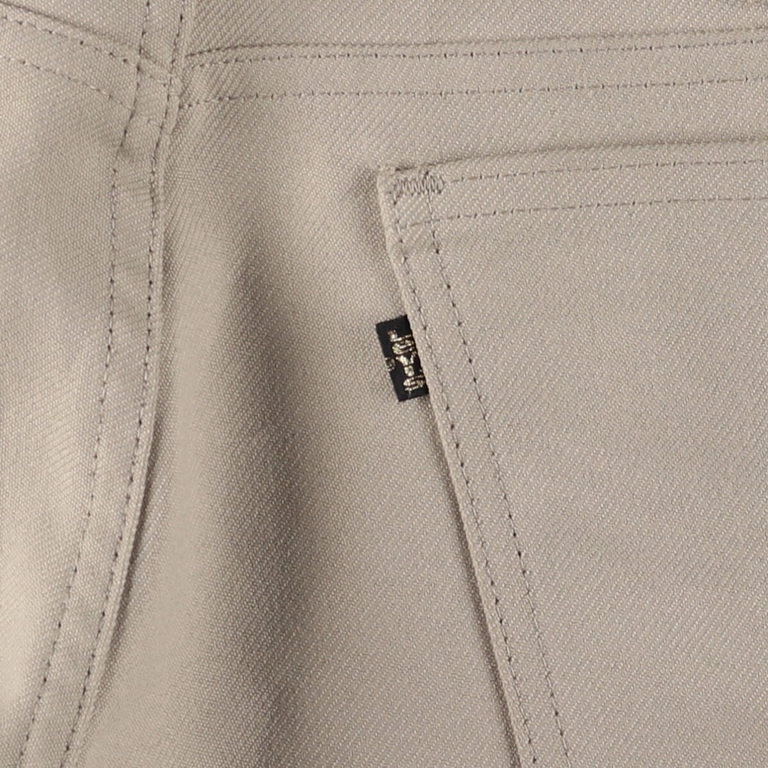 80'S Levi's 10517-6122 STA-PREST slacks pants for men, size W32, vintage unclear Beige type Vintage Second Hand