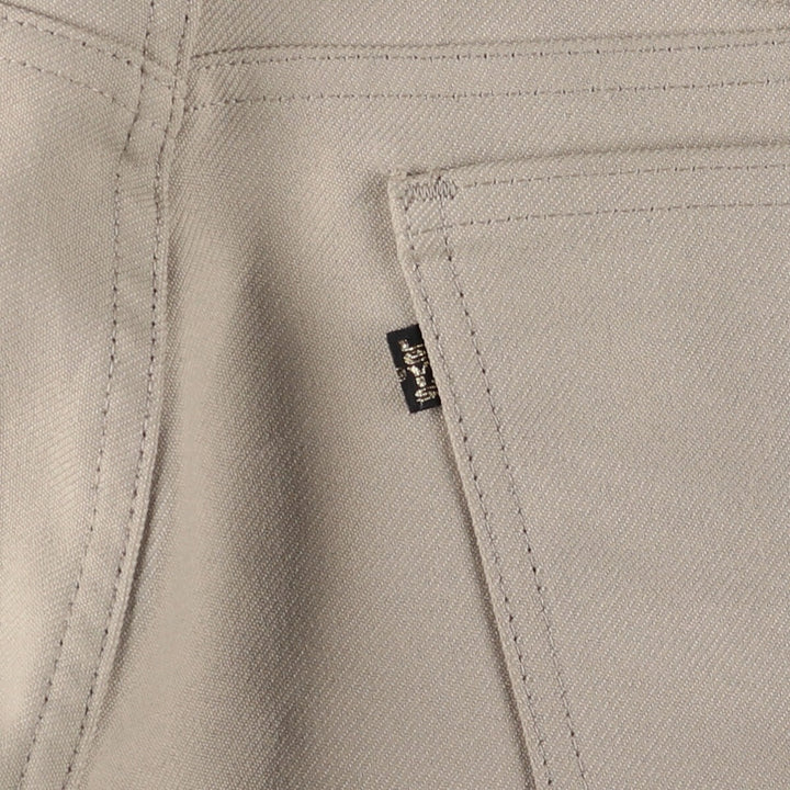 80'S Levi's 10517-6122 STA-PREST slacks pants for men, size W32, vintage unclear Beige type Vintage Second Hand