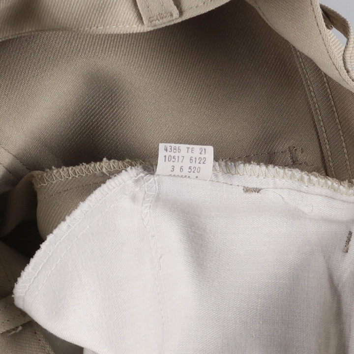 80'S Levi's 10517-6122 STA-PREST slacks pants for men, size W32, vintage unclear Beige type Vintage Second Hand