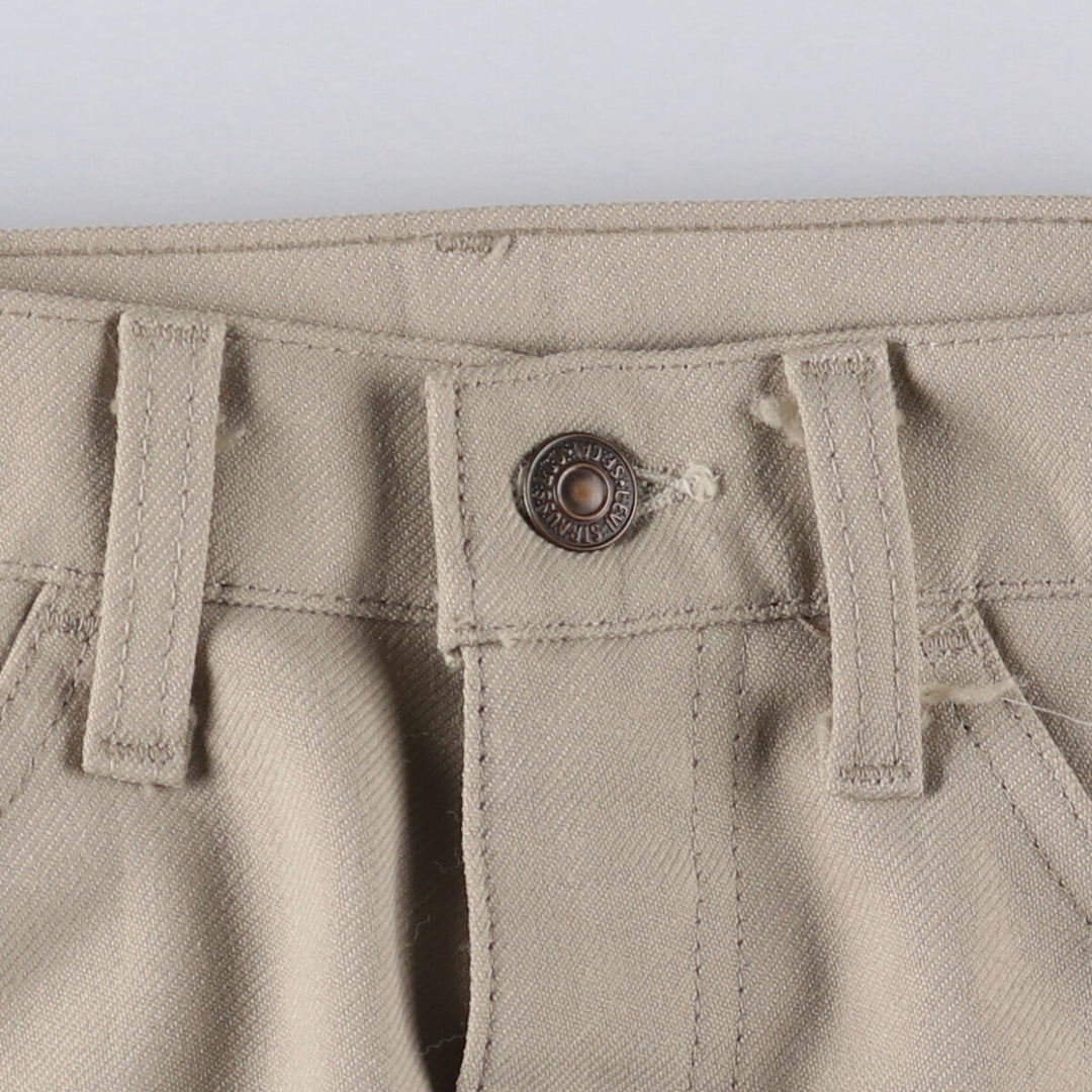 80'S Levi's 10517-6122 STA-PREST slacks pants for men, size W32, vintage unclear Beige type Vintage Second Hand