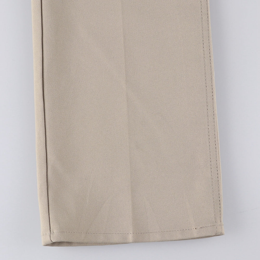 80'S Levi's 10517-6122 STA-PREST slacks pants for men, size W32, vintage unclear Beige type Vintage Second Hand