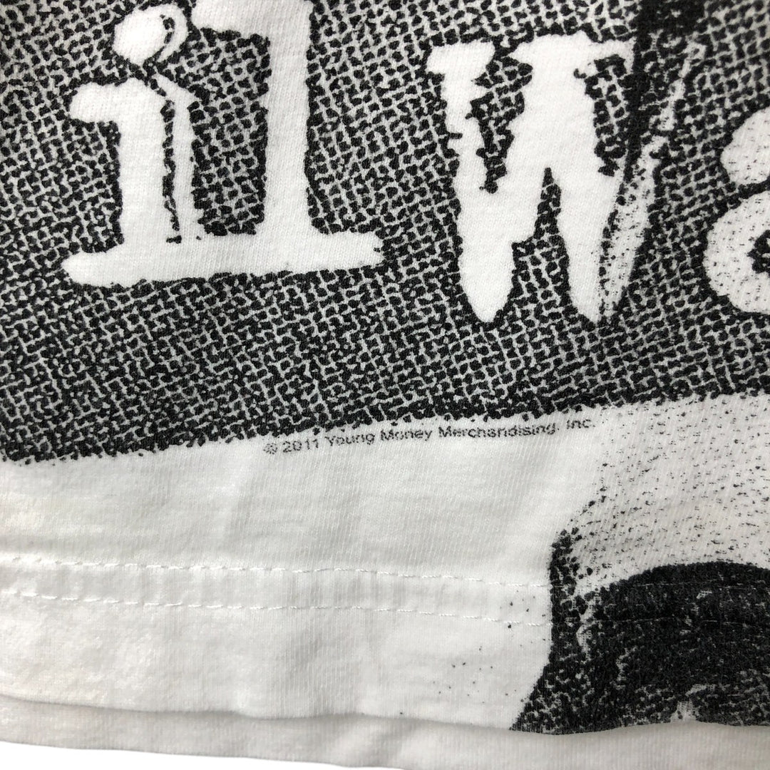 LIL WAYNE Rap T-shirt, Men's L size cotton white type Vintage Second Hand
