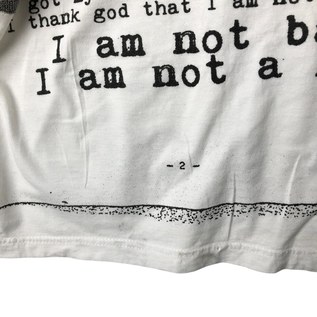 LIL WAYNE Rap T-shirt, Men's L size cotton white type Vintage Second Hand