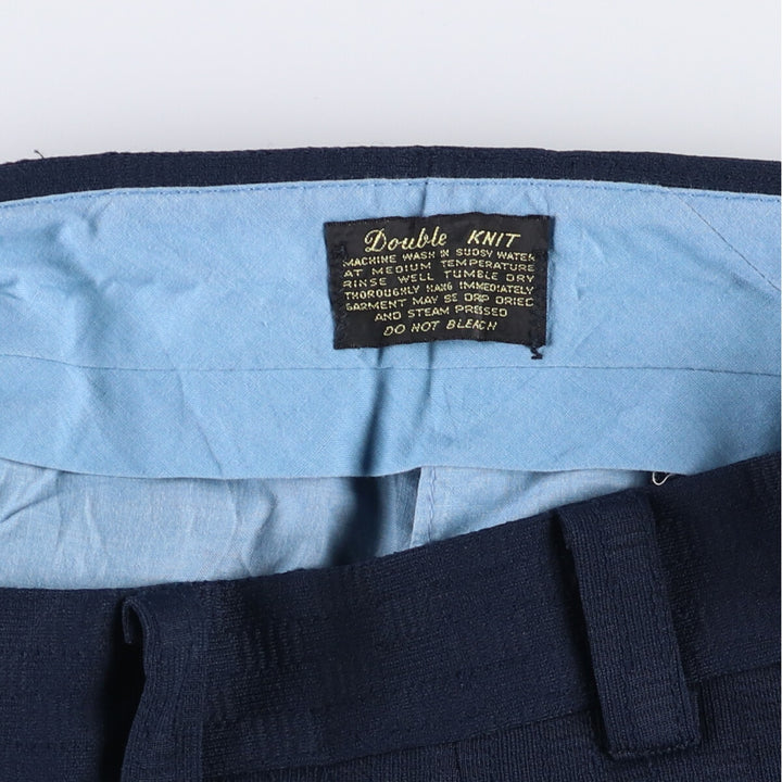 Vintage 70'S Flare Pants for Men, W35 unclear navy blue type Vintage Second Hand