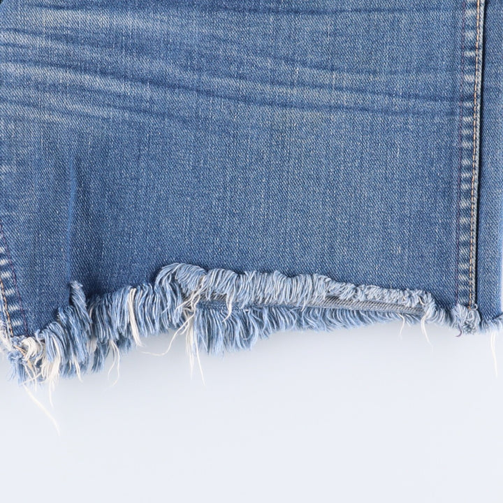 70s~80'S Wrangler Cut-off Denim Shorts, Made in USA, Men's, W30, Vintage unclear blue type Vintage Second Hand
