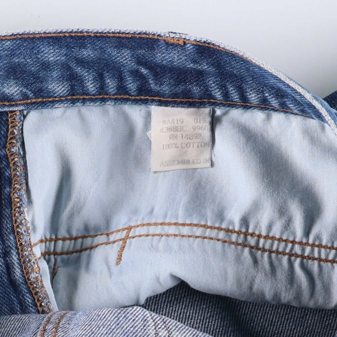 Marithe Francois Girbaud denim shorts, half pants, men's size w32 cotton blue type Vintage Second Hand