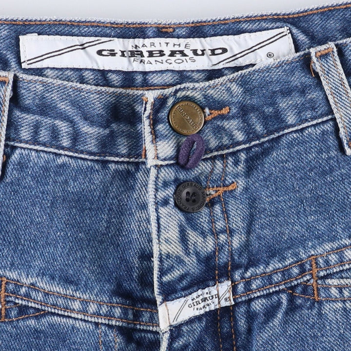 Marithe Francois Girbaud denim shorts, half pants, men's size w32 cotton blue type Vintage Second Hand