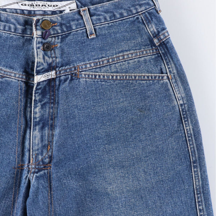 Marithe Francois Girbaud denim shorts, half pants, men's size w32 cotton blue type Vintage Second Hand