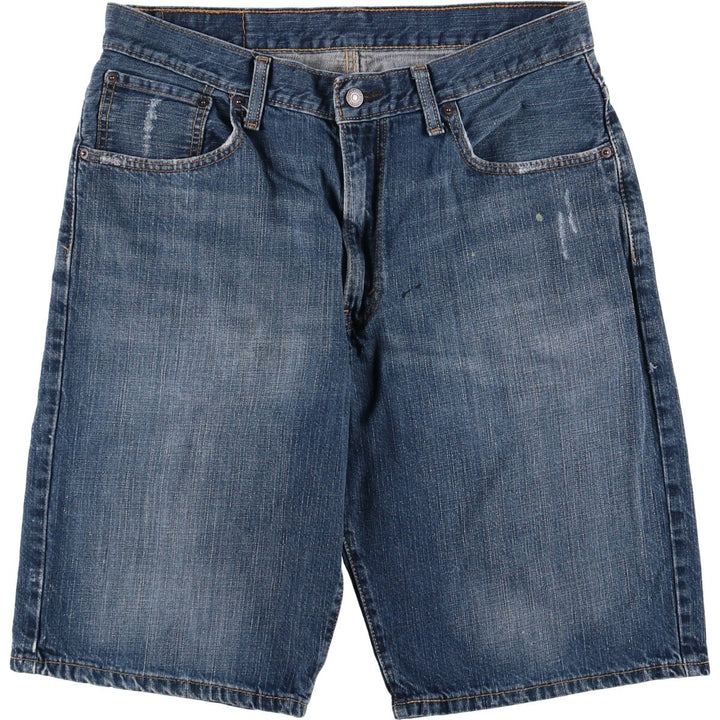 Levi's 569 denim shorts, half pants, men's size w36 cotton blue type Vintage Second Hand