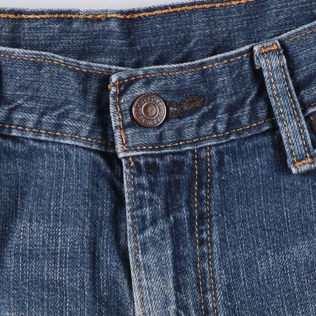 Levi's 569 denim shorts, half pants, men's size w36 cotton blue type Vintage Second Hand