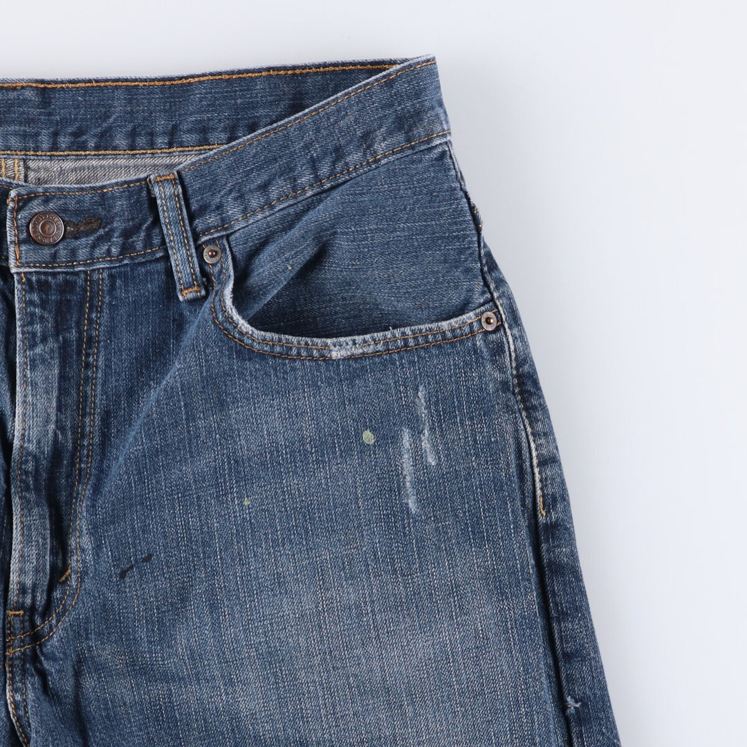 Levi's 569 denim shorts, half pants, men's size w36 cotton blue type Vintage Second Hand