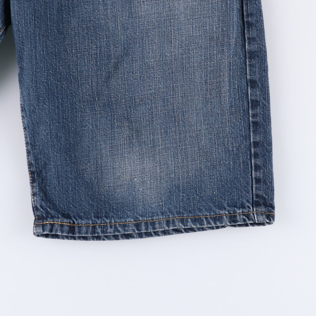 Levi's 569 denim shorts, half pants, men's size w36 cotton blue type Vintage Second Hand