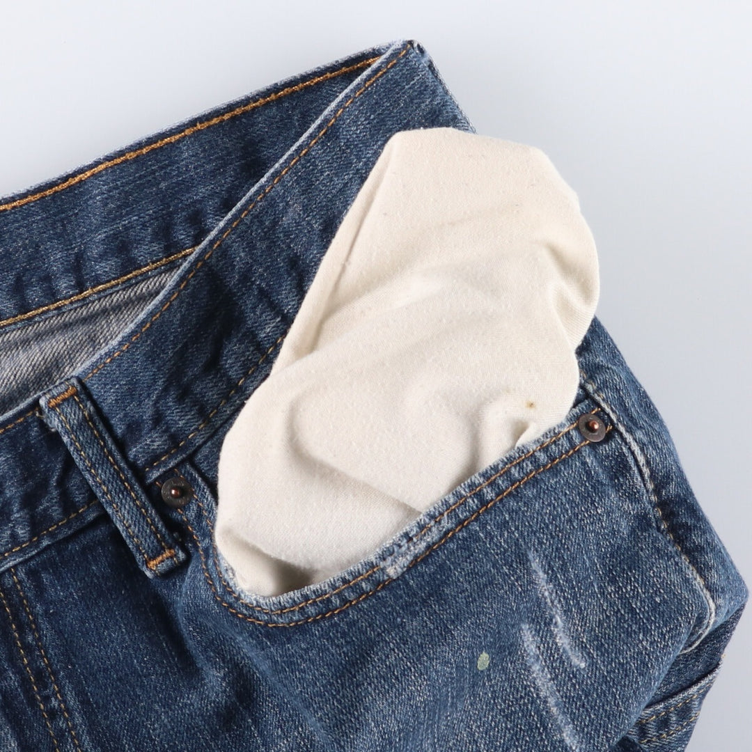 Levi's 569 denim shorts, half pants, men's size w36 cotton blue type Vintage Second Hand