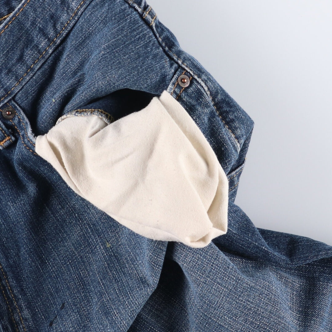 Levi's 569 denim shorts, half pants, men's size w36 cotton blue type Vintage Second Hand