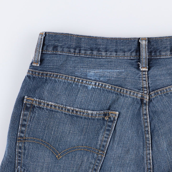 Levi's 569 denim shorts, half pants, men's size w36 cotton blue type Vintage Second Hand