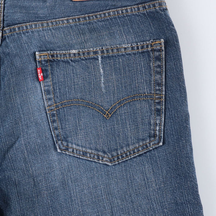 Levi's 569 denim shorts, half pants, men's size w36 cotton blue type Vintage Second Hand