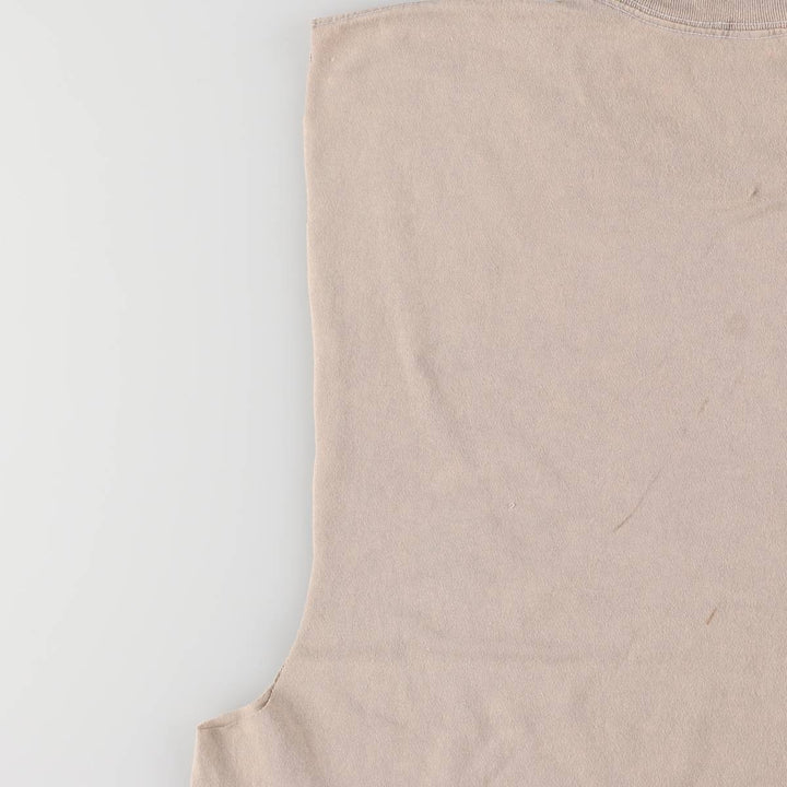 THE NOTORIOUS BIG Notorious BIG Cut-off Rap T-shirt Rap Tee Men's XL size cotton Beige type Vintage Second Hand