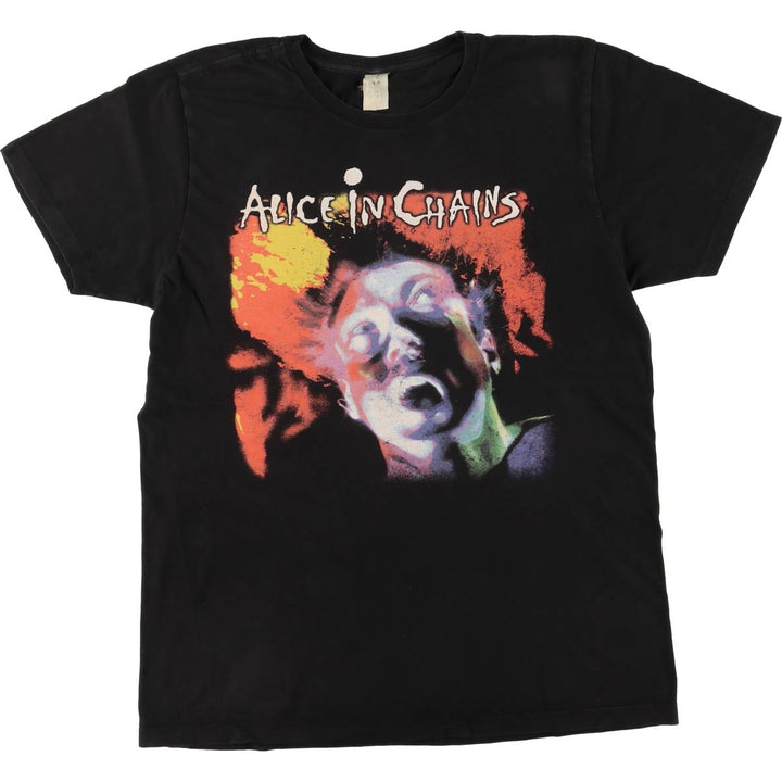 ALICE IN CHAINS Alice in Chains Band T-shirt Band T Men's M equivalent unclear black type Vintage Second Hand