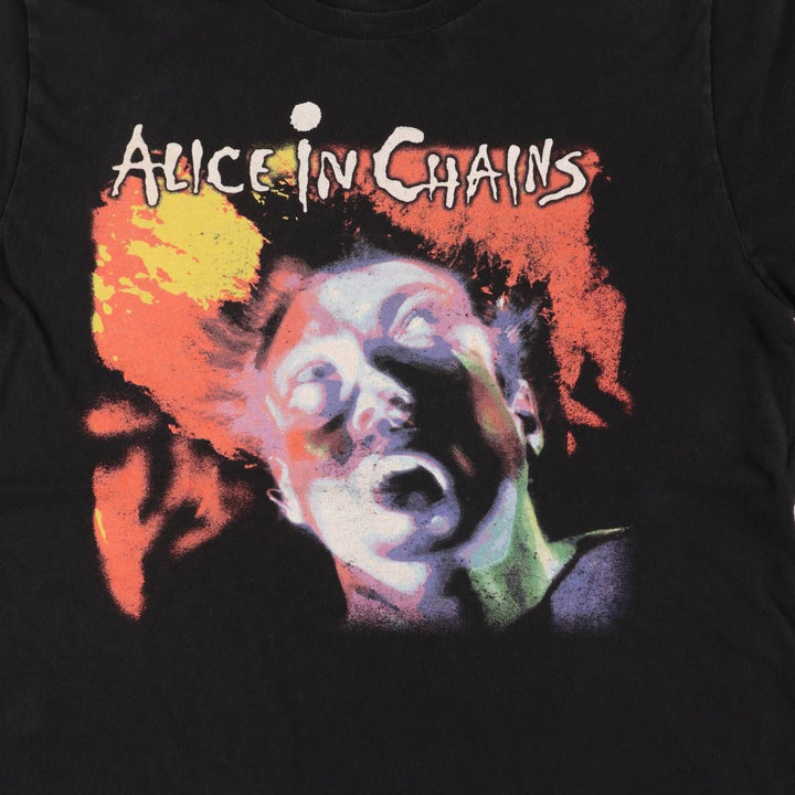 ALICE IN CHAINS Alice in Chains Band T-shirt Band T Men's M equivalent unclear black type Vintage Second Hand