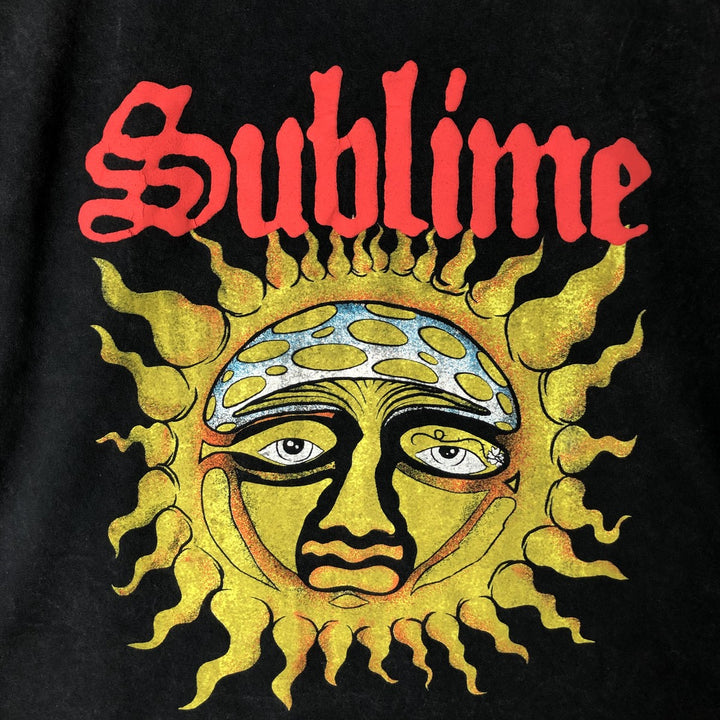 SUBLIME Band T-shirt, Men's L size cotton black type Vintage Second Hand