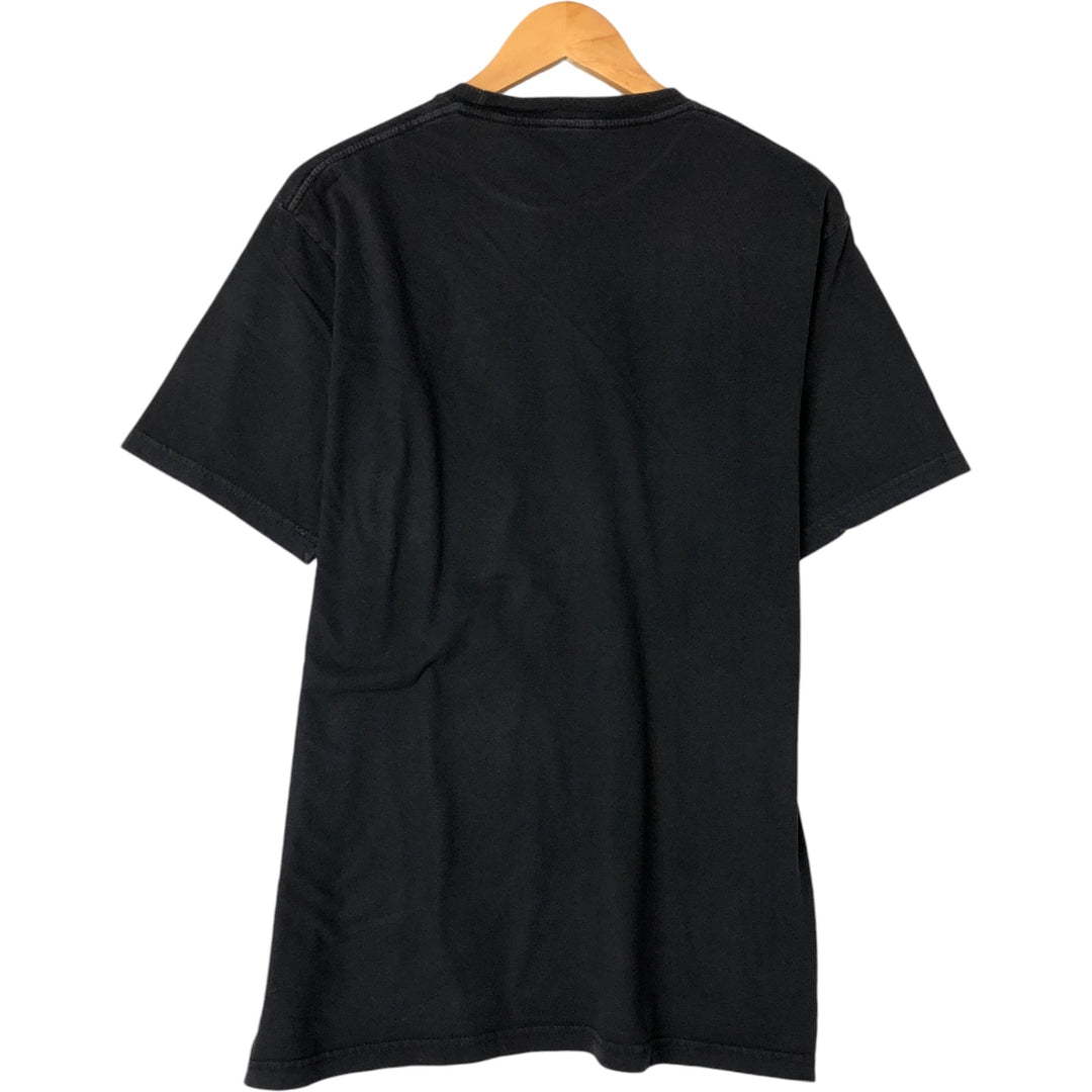 THE BEATLES Band T-shirt, Men's M size unclear black type Vintage Second Hand