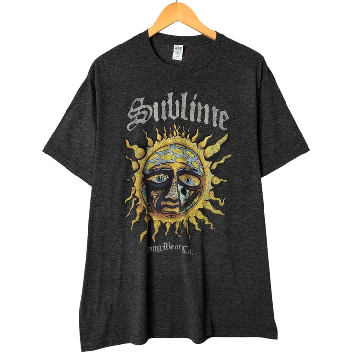 SUBLIME Band T-shirt, Men's XL size cotton gray type Vintage Second Hand