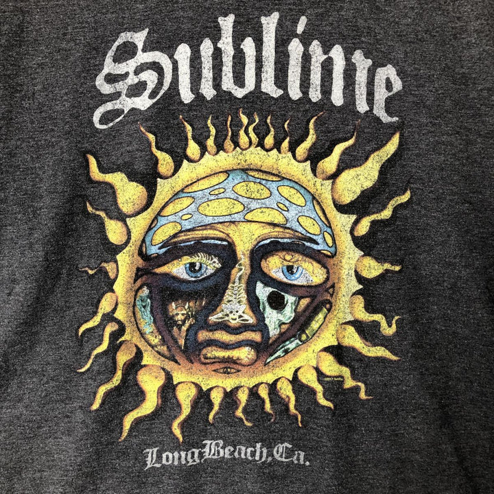 SUBLIME Band T-shirt, Men's XL size cotton gray type Vintage Second Hand