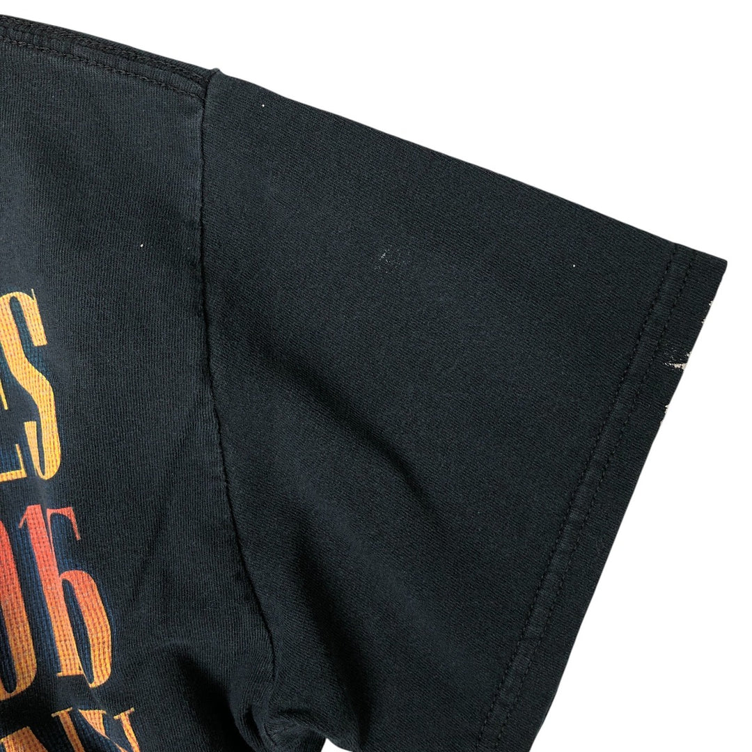 GUNS N' ROSES Guns N' Roses Band T-shirt Band Tee Men's M size cotton black type Vintage Second Hand