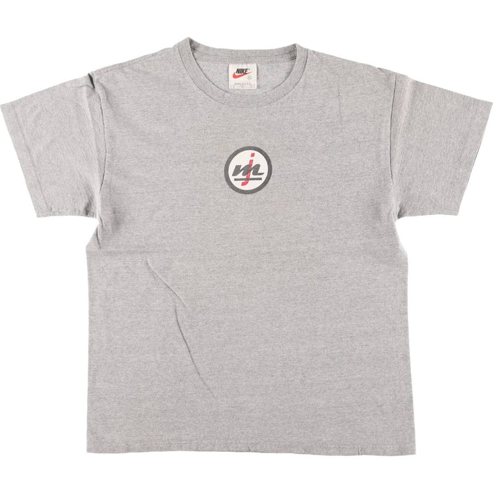 Nike NIKE Printed T-shirt Made in USA Men's XL size cotton gray type Vintage Second Hand