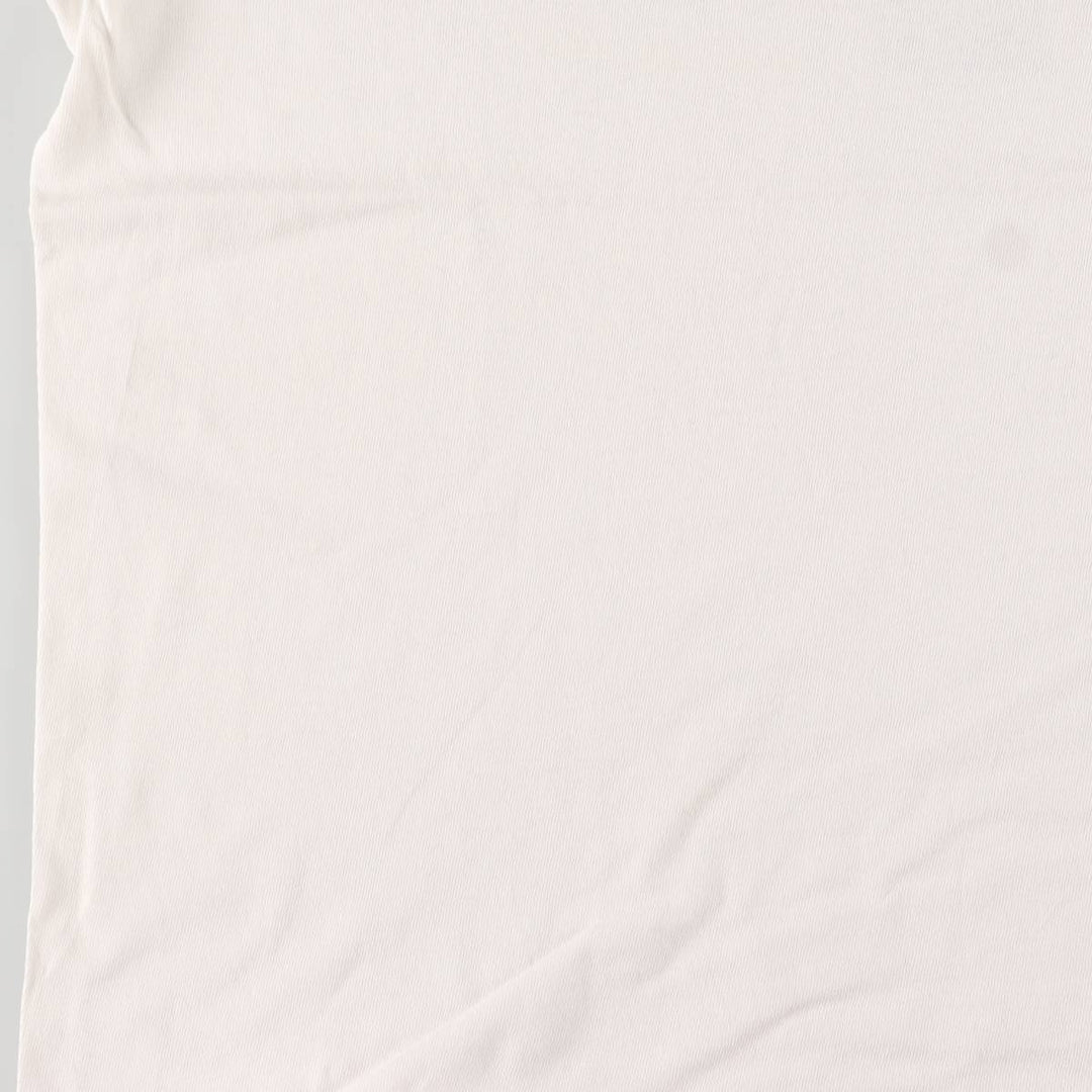 moss printed T-shirt, men's size M cotton white type Vintage Second Hand