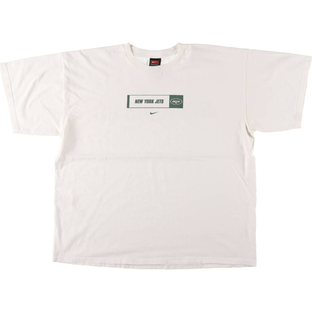 Nike NIKE TEAM Logo Print T-shirt Men's XL cotton white type Vintage Second Hand