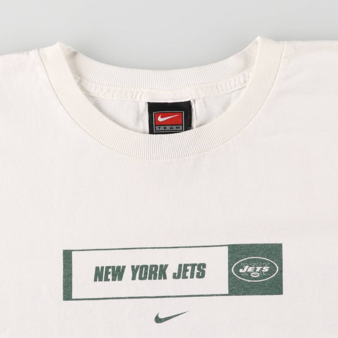 Nike NIKE TEAM Logo Print T-shirt Men's XL cotton white type Vintage Second Hand