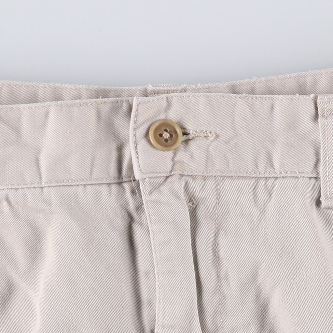 Ralph Lauren POLO by Ralph Lauren TYLER SHORT Two-pleat chino shorts, short pants, men's size W36 cotton Beige type Vintage Second Hand