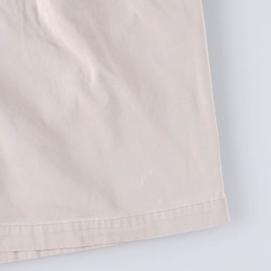 Ralph Lauren POLO by Ralph Lauren TYLER SHORT Two-pleat chino shorts, short pants, men's size W36 cotton Beige type Vintage Second Hand