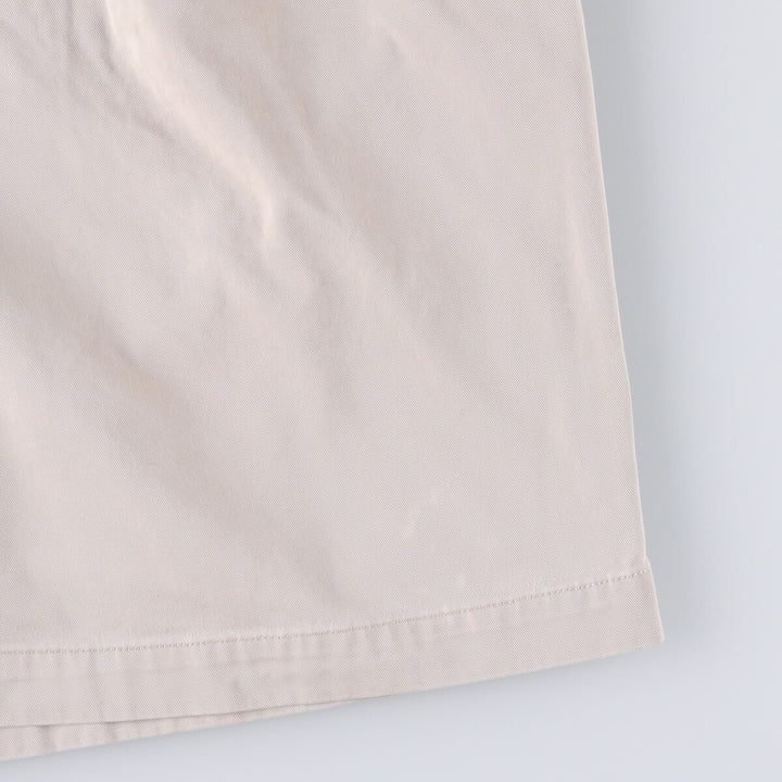 Ralph Lauren POLO by Ralph Lauren TYLER SHORT Two-pleat chino shorts, short pants, men's size W36 cotton Beige type Vintage Second Hand