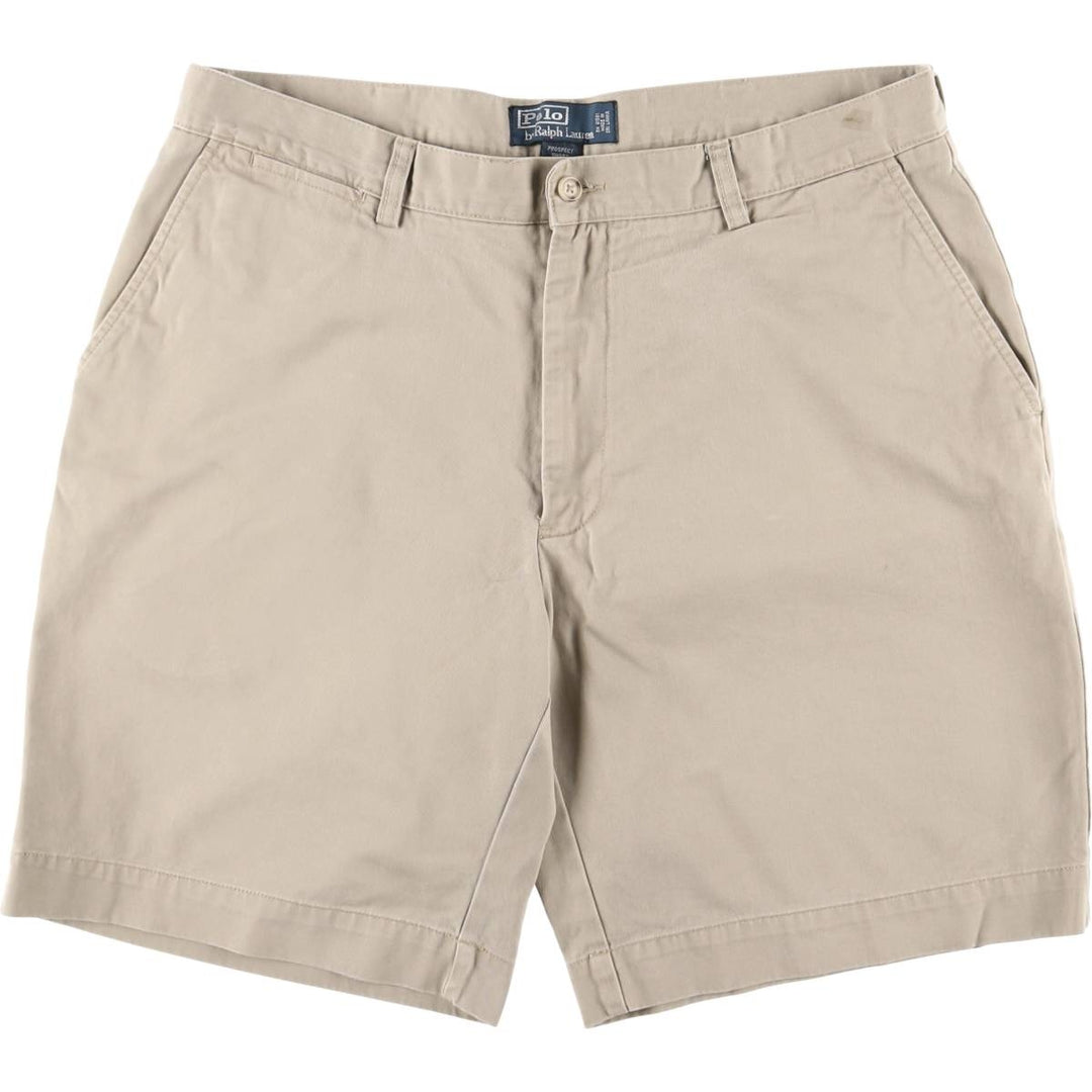 Ralph Lauren POLO by Ralph Lauren PROSPECT SHORT Chino shorts Short pants Men's w36 equivalent cotton Beige type Vintage Second Hand