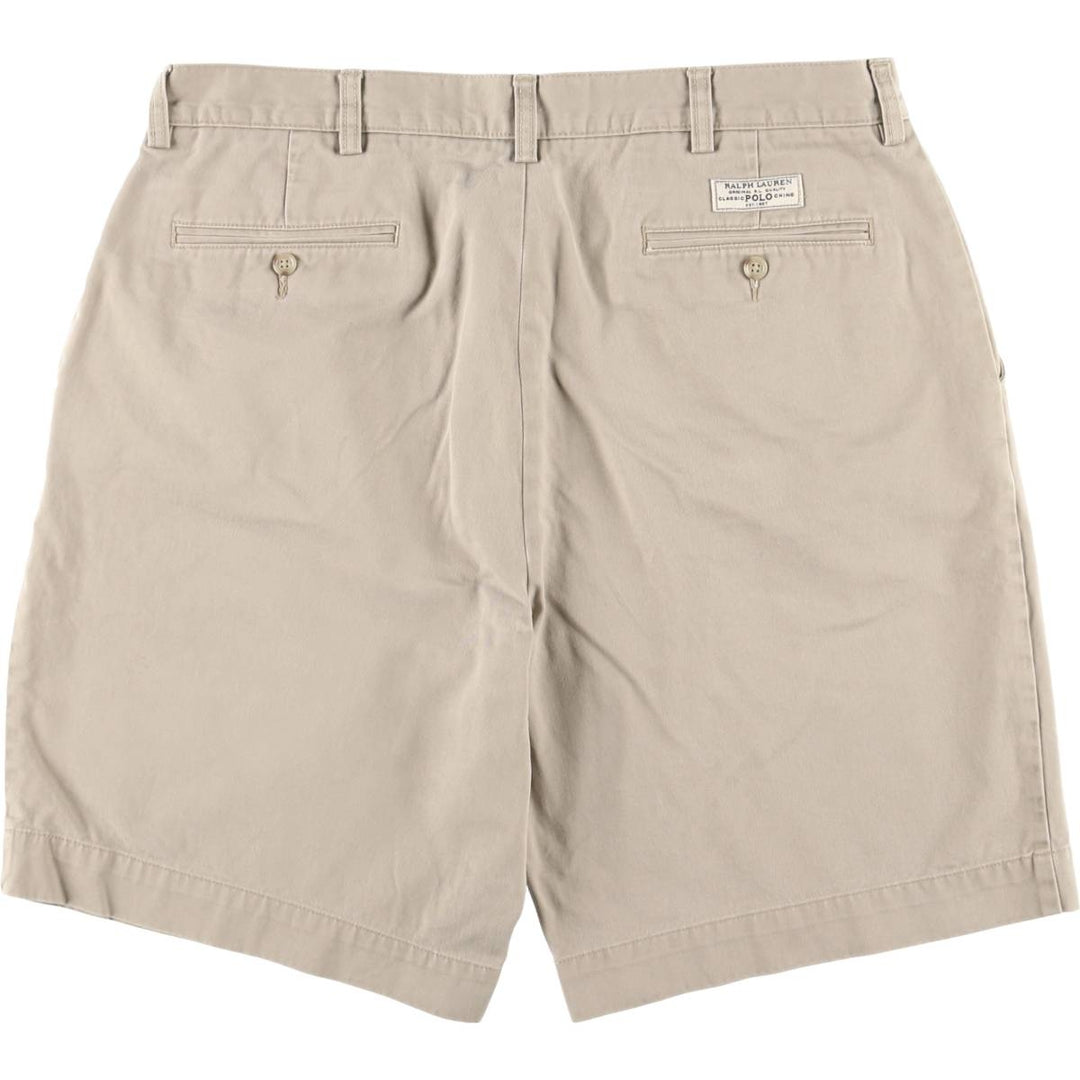 Ralph Lauren POLO by Ralph Lauren PROSPECT SHORT Chino shorts Short pants Men's w36 equivalent cotton Beige type Vintage Second Hand
