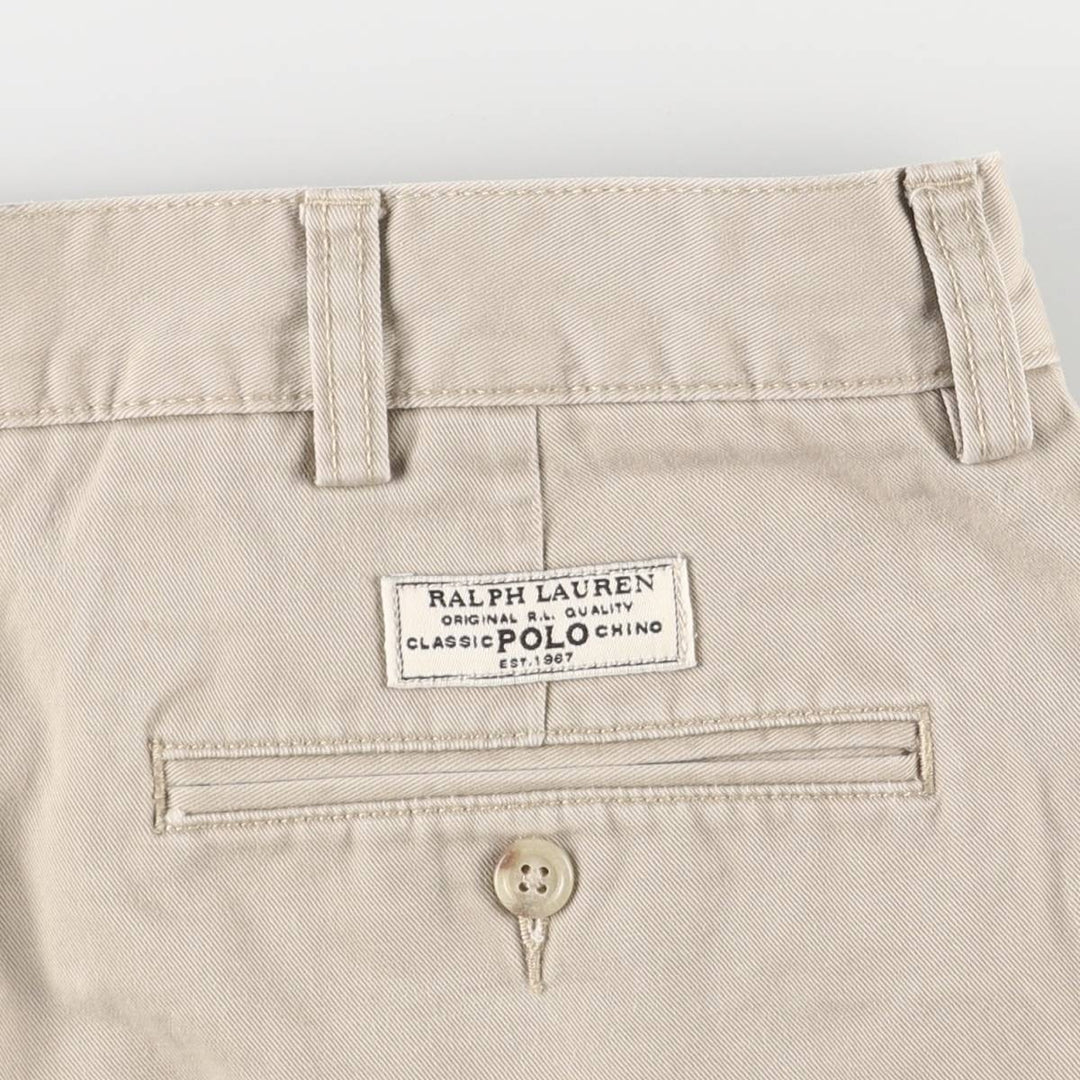 Ralph Lauren POLO by Ralph Lauren PROSPECT SHORT Chino shorts Short pants Men's w36 equivalent cotton Beige type Vintage Second Hand