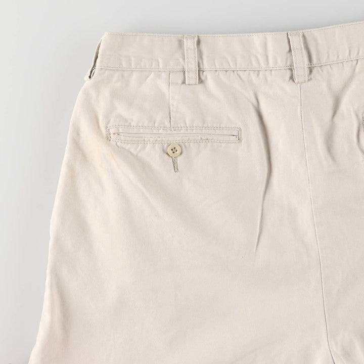 Ralph Lauren POLO by Ralph Lauren TYLER SHORT Two-pleat chino shorts, short pants, men's size W36 cotton Beige type Vintage Second Hand