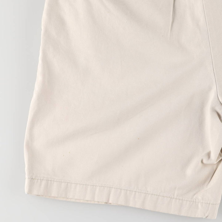Ralph Lauren POLO by Ralph Lauren TYLER SHORT Two-pleat chino shorts, short pants, men's size W36 cotton Beige type Vintage Second Hand