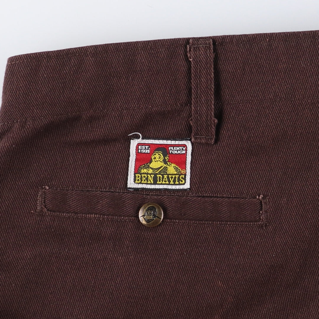 Ben Davis work pants for men, equivalent to w39 polyester brown type Vintage Second Hand