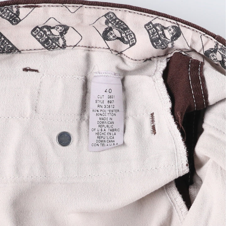 Ben Davis work pants for men, equivalent to w39 polyester brown type Vintage Second Hand