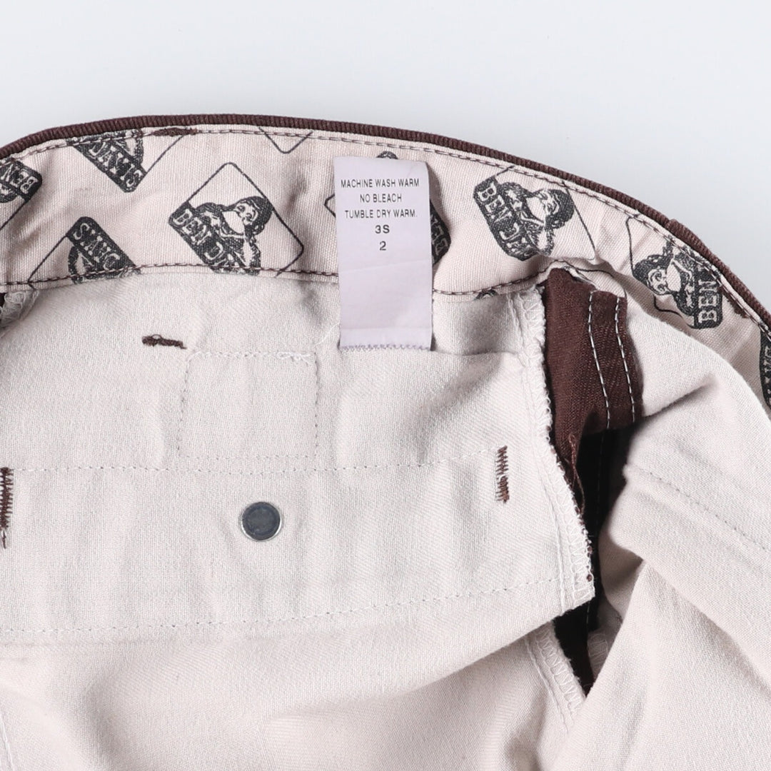 Ben Davis work pants for men, equivalent to w39 polyester brown type Vintage Second Hand