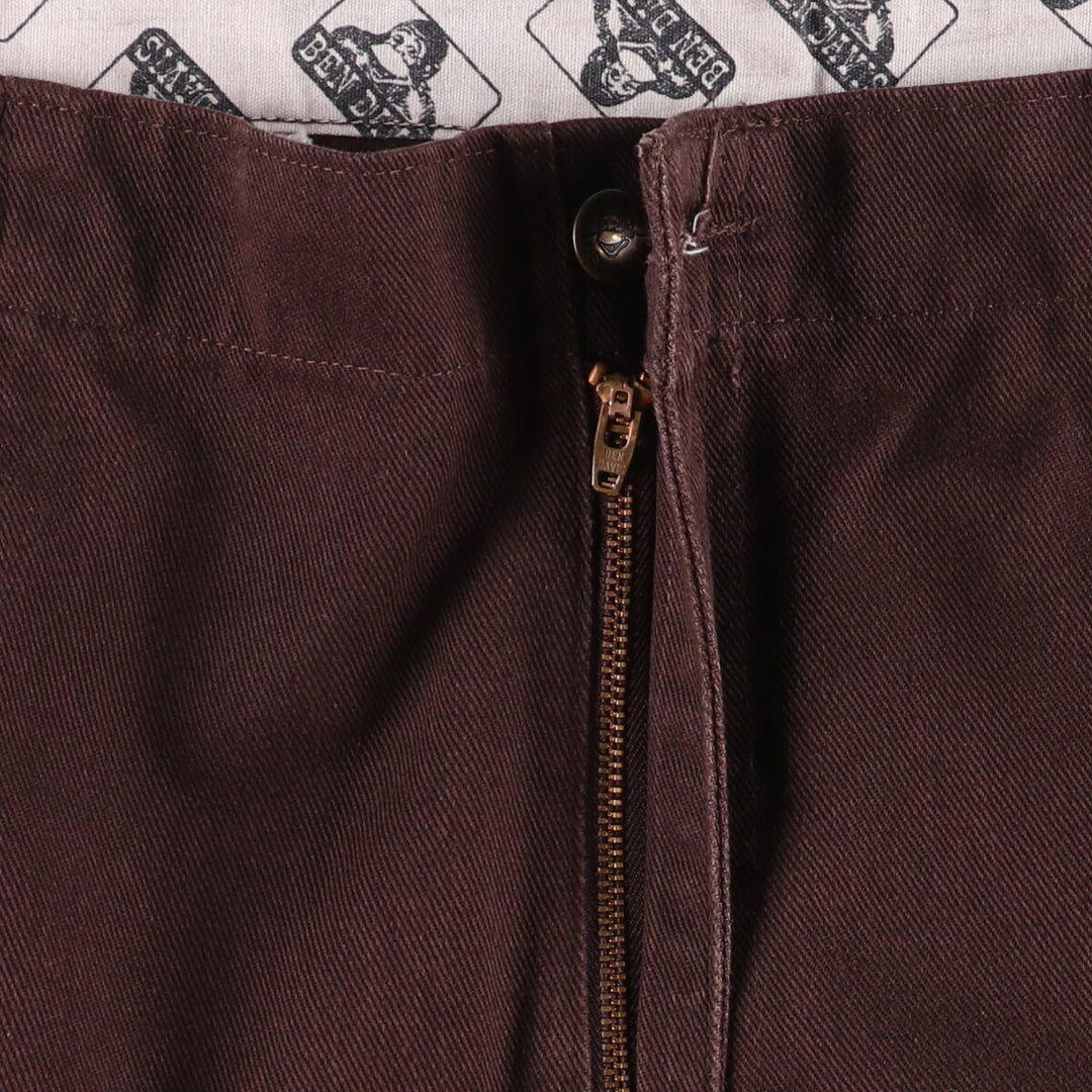 Ben Davis work pants for men, equivalent to w39 polyester brown type Vintage Second Hand