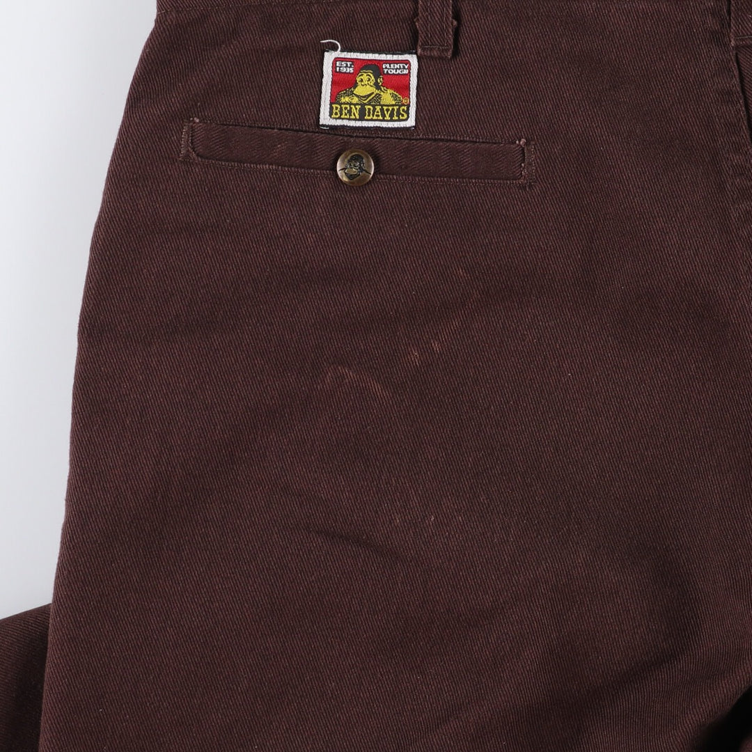 Ben Davis work pants for men, equivalent to w39 polyester brown type Vintage Second Hand