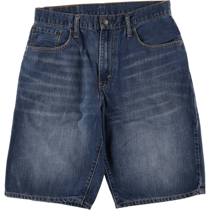 Levi's 569 LOOSE STRAIGHT denim shorts, half pants, men's size w33 cotton Indigo Vintage Second Hand