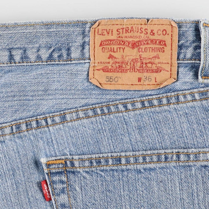 Levi's 550 Relaxed Fit Denim Shorts, Men's Size W39 cotton blue type Vintage Second Hand